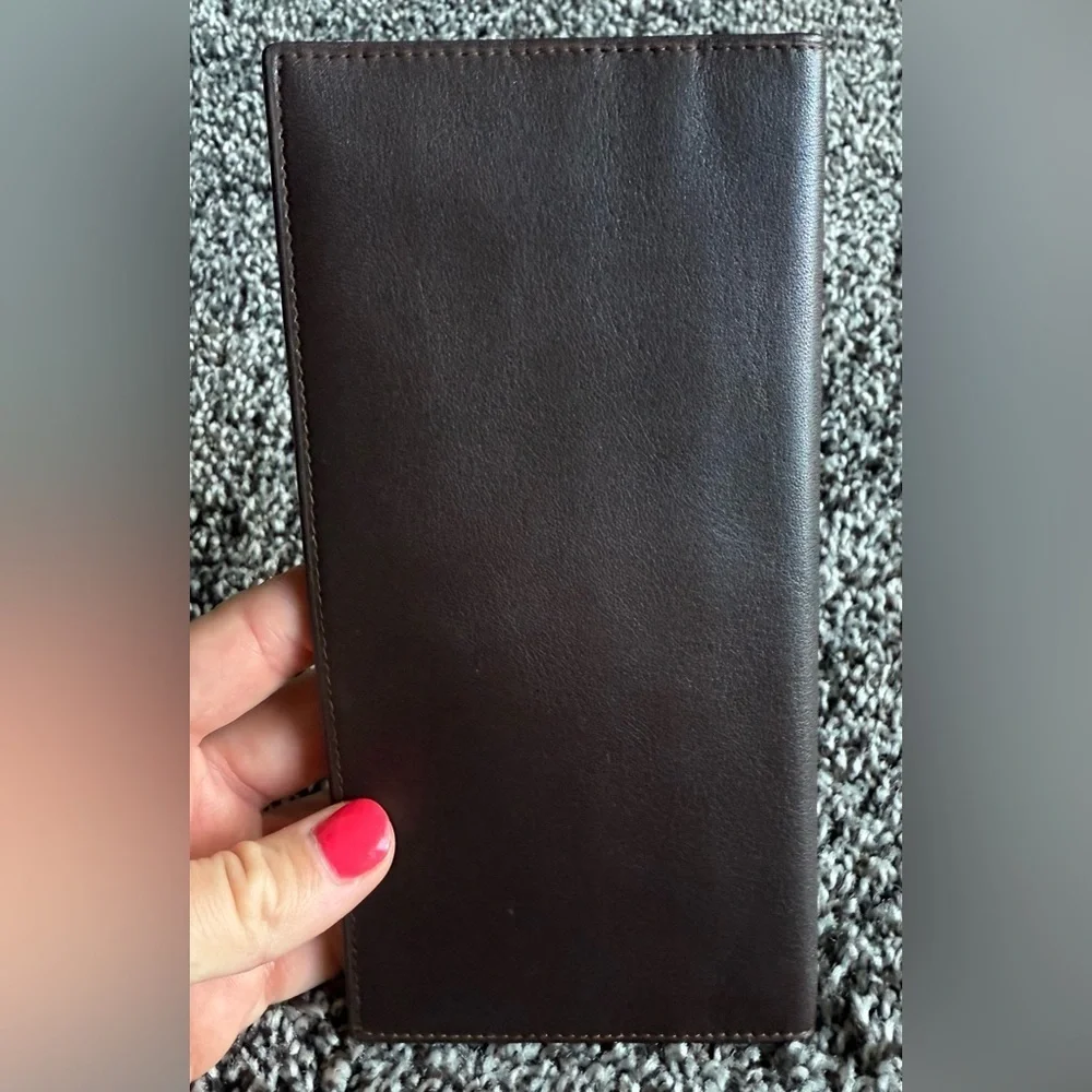 Loewe brown long wallet